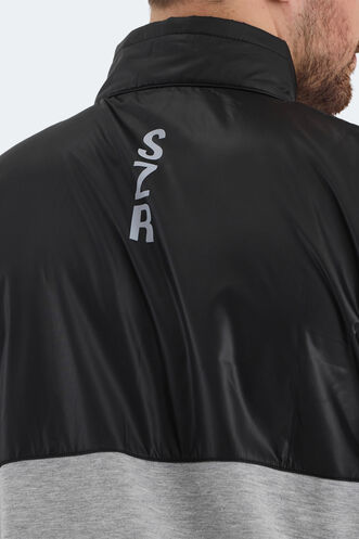 Slazenger YOUTHA Men's Tracksuit Black - Grey - Thumbnail