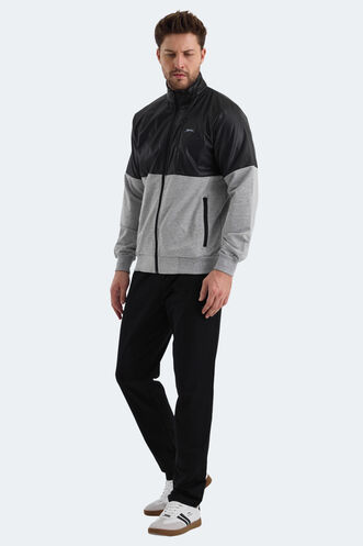 Slazenger YOUTHA Men's Tracksuit Black - Grey - Thumbnail