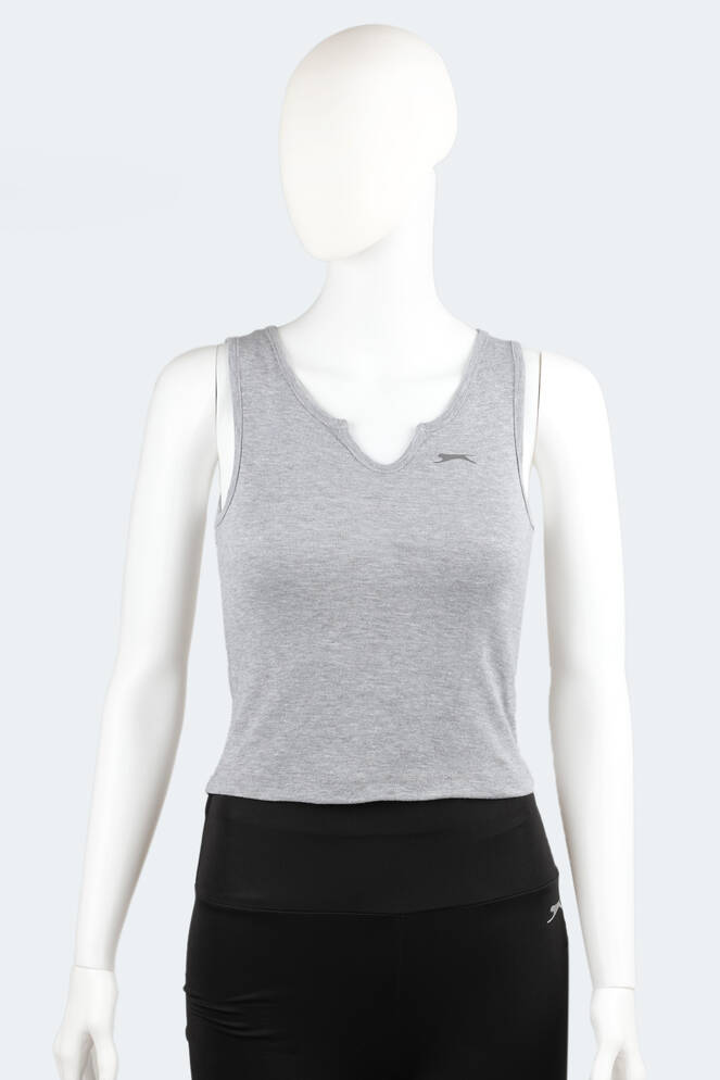 Slazenger YURA Kadın Fitness T-Shirt Gri