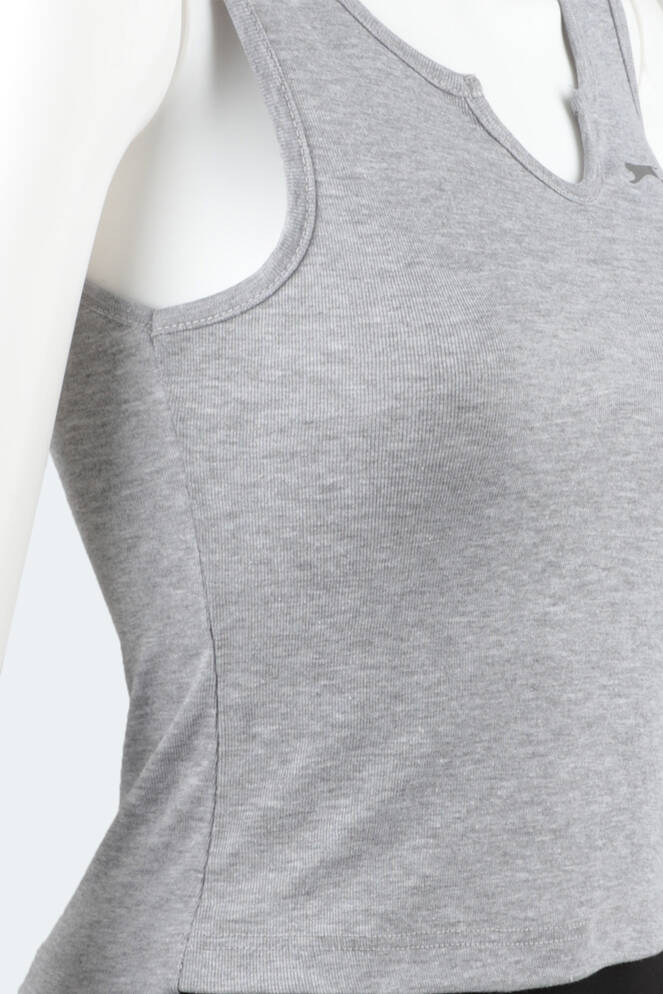 Slazenger YURA Kadın Fitness T-Shirt Gri