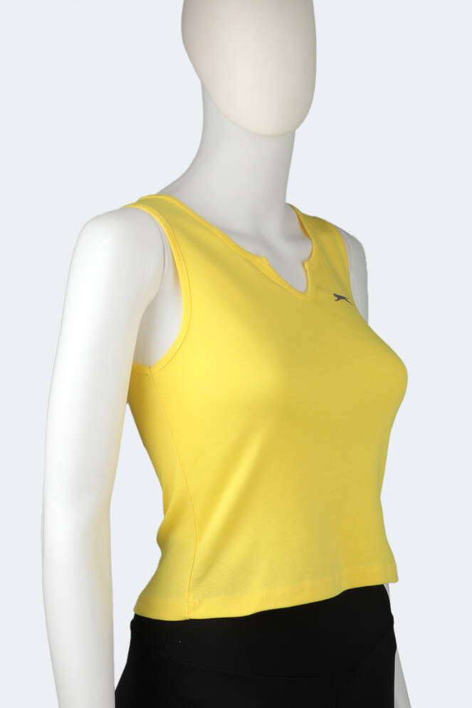 Slazenger YURA Kadın Fitness T-Shirt Sarı
