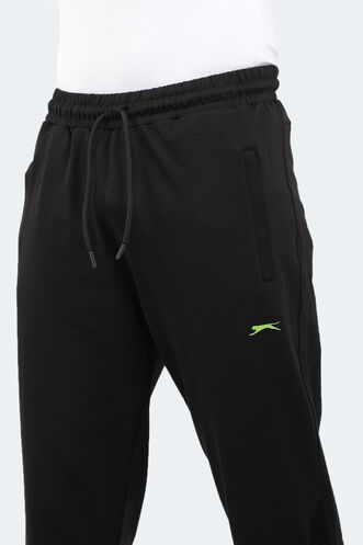 Slazenger YUUN Men's Tracksuit Bottoms Black - Green - Thumbnail