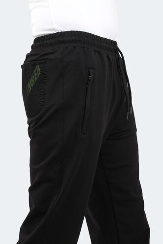 Slazenger YUUN Men's Tracksuit Bottoms Black - Green - Thumbnail