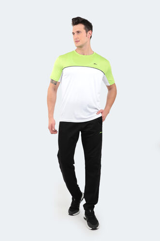 Slazenger YUUN Men's Tracksuit Bottoms Black - Green - Thumbnail