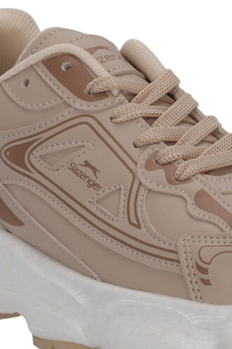 Slazenger ZAFIRA G Kadın Bej Koşu & Yürüyüş Spor Ayakkabısı - Thumbnail