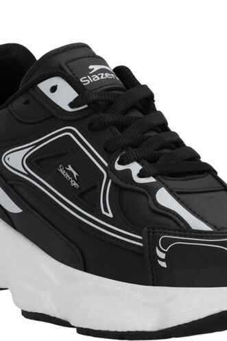 Slazenger ZAFIRA G Kadın Siyah / Beyaz Koşu & Yürüyüş Spor Ayakkabısı - Thumbnail