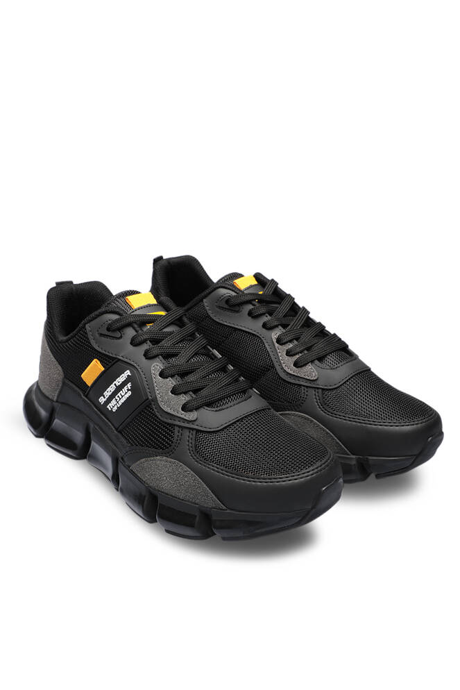 Slazenger ZAINAN Sneaker Men's Shoes Black - Yellow