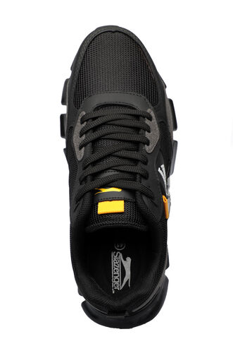 Slazenger ZAINAN Sneaker Men's Shoes Black - Yellow - Thumbnail