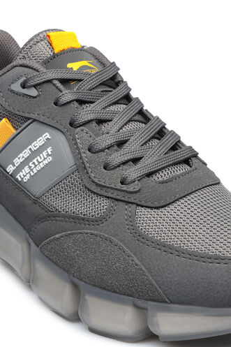 Slazenger ZAINAN Sneaker Men's Shoes Dark Gray - Yellow - Thumbnail