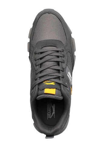 Slazenger ZAINAN Sneaker Men's Shoes Dark Gray - Yellow - Thumbnail