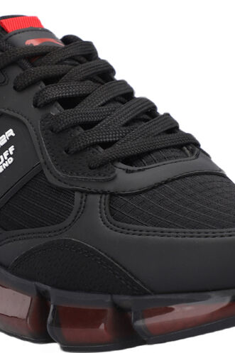 Slazenger ZAINAN Sneaker Erkek Ayakkabı Siyah - Kırmızı - Thumbnail