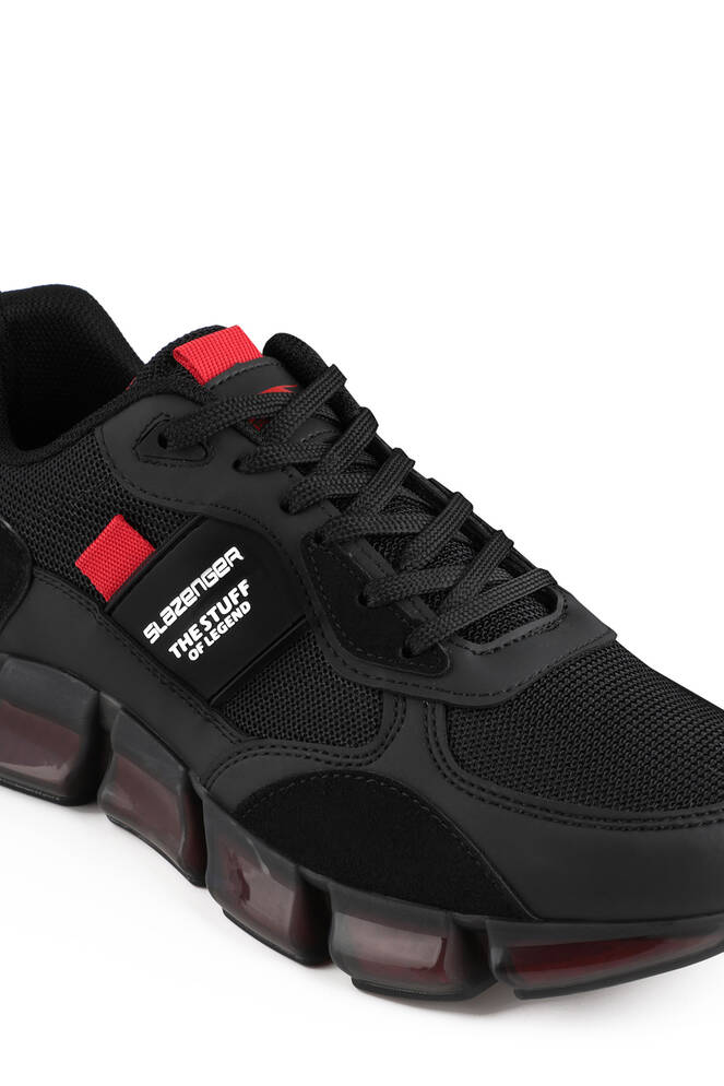 Slazenger ZAINAN Sneaker Erkek Ayakkabı Siyah - Kırmızı