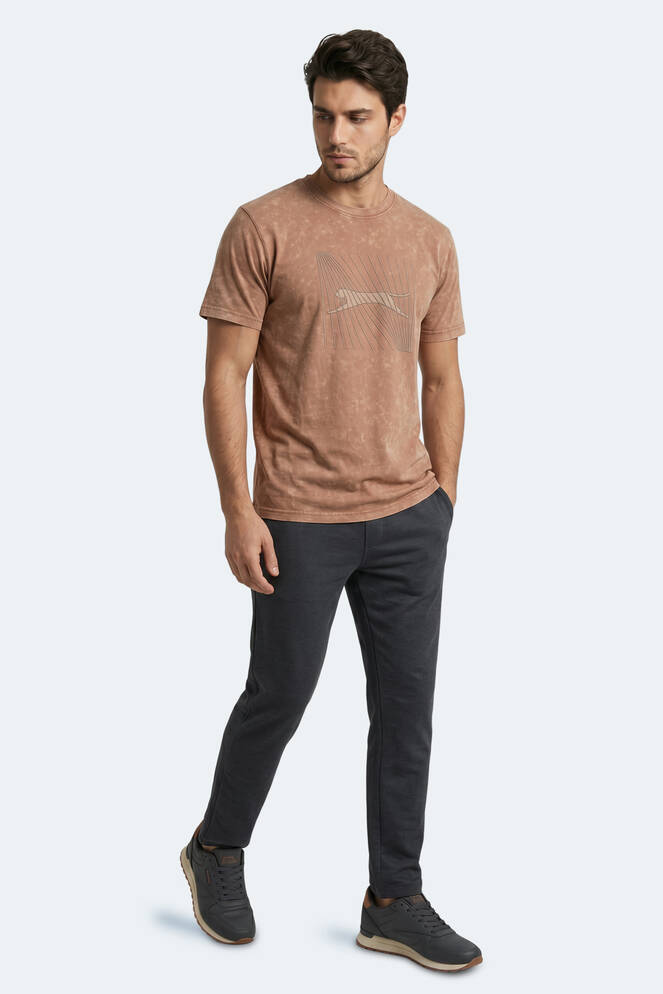 Slazenger ZAIR Erkek Camel Tişört