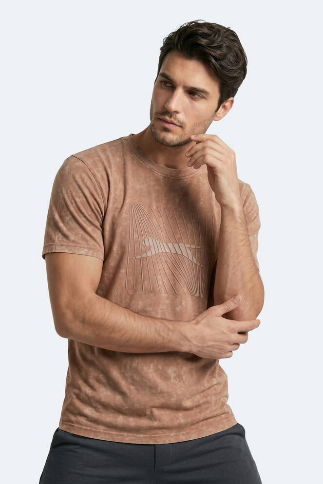 Slazenger ZAIR Erkek Camel Tişört