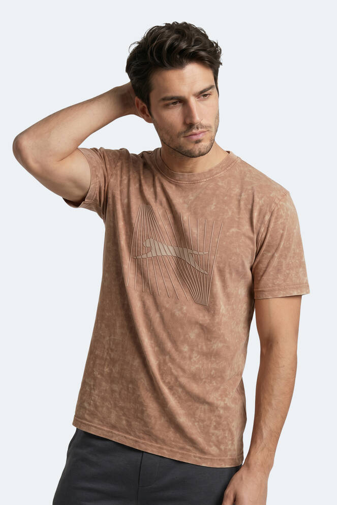 Slazenger ZAIR Erkek Camel Tişört