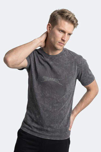 Slazenger ZAIR Erkek Gri Tişört - Thumbnail