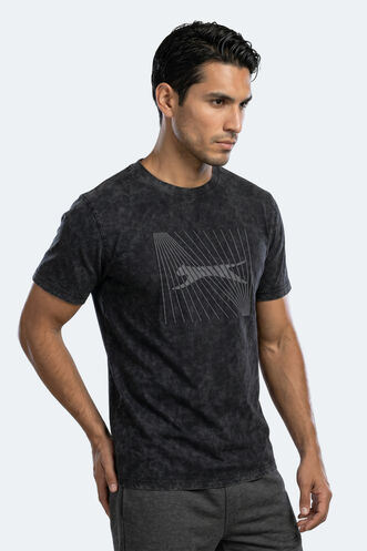 Slazenger ZAIR Erkek Siyah Tişört - Thumbnail