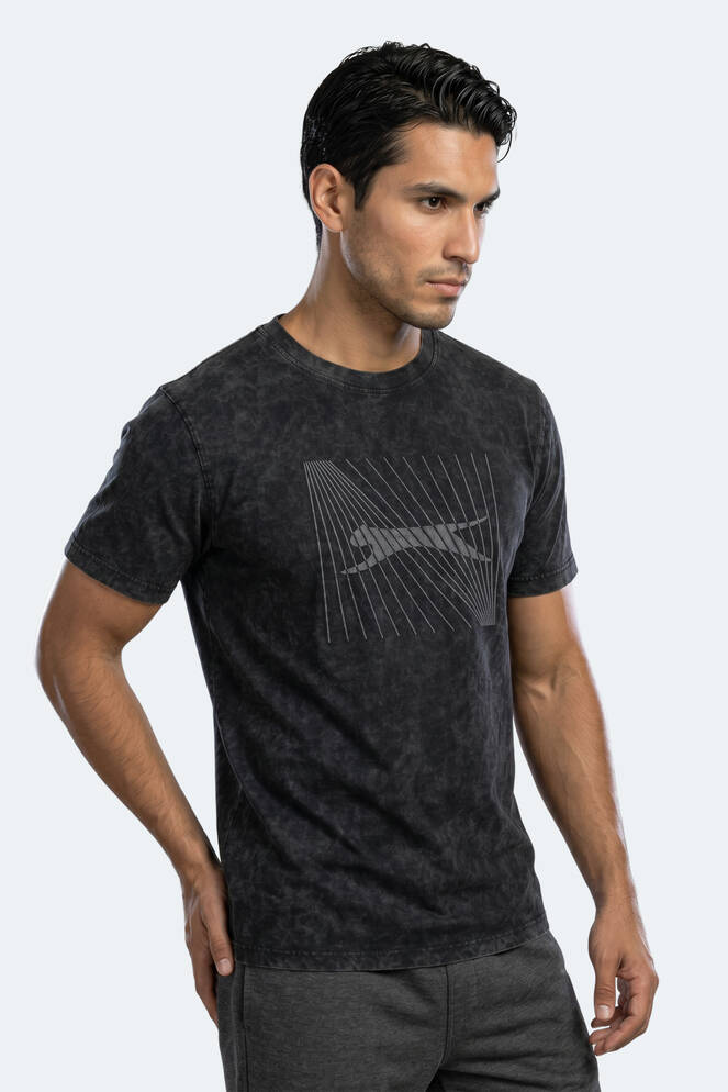 Slazenger ZAIR Erkek Siyah Tişört