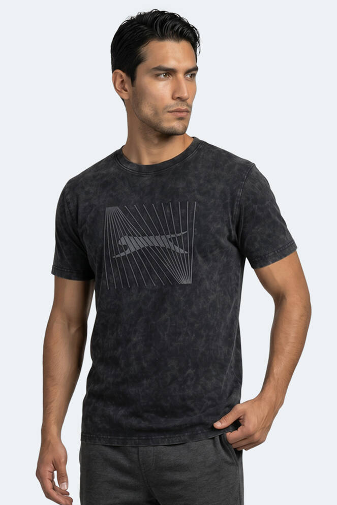 Slazenger ZAIR Erkek Siyah Tişört