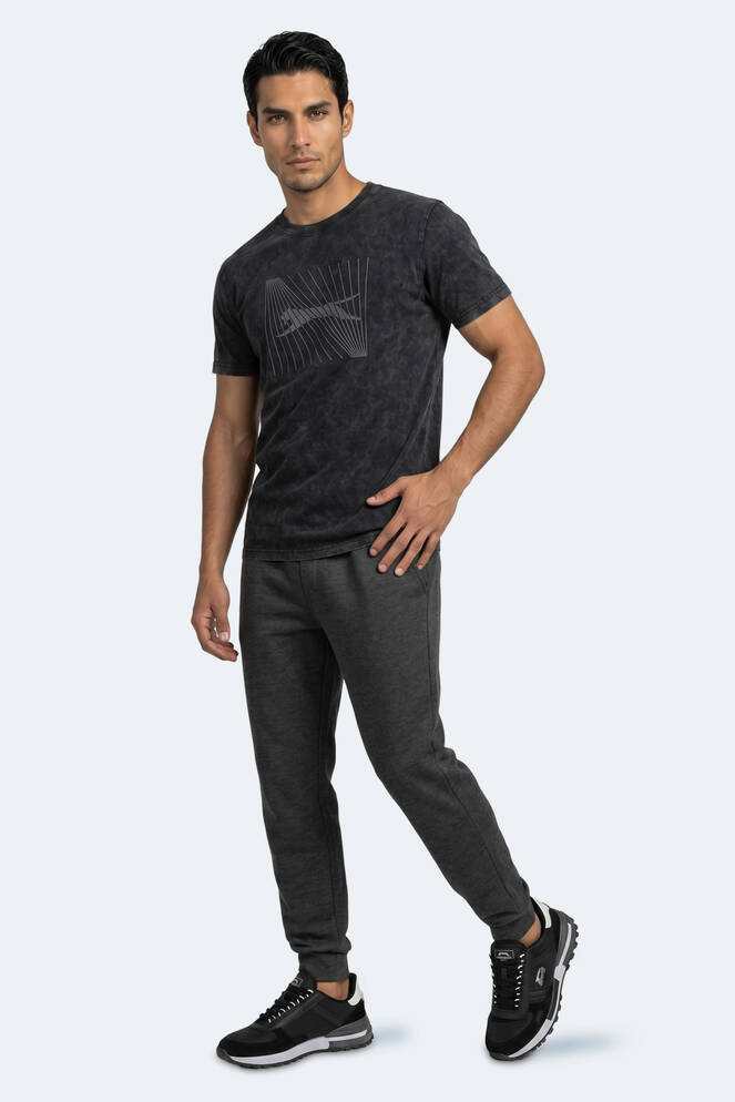 Slazenger ZAIR Erkek Siyah Tişört