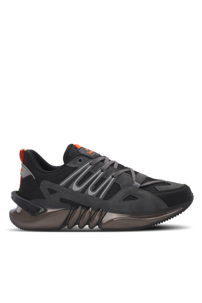 Slazenger ZALAR Erkek Sneaker Ayakkabıları Koyu Gri - Siyah