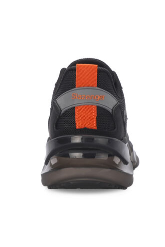 Slazenger ZALAR Erkek Sneaker Ayakkabıları Koyu Gri - Siyah - Thumbnail