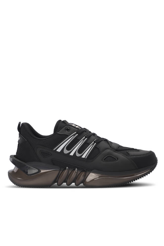 Slazenger ZALAR Erkek Sneaker Ayakkabıları Siyah - Beyaz