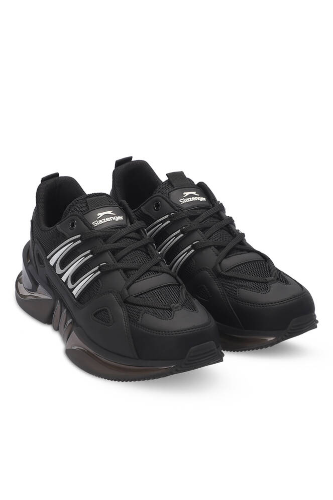 Slazenger ZALAR Erkek Sneaker Ayakkabıları Siyah - Beyaz