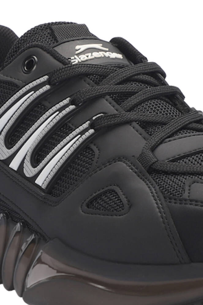 Slazenger ZALAR Erkek Sneaker Ayakkabıları Siyah - Beyaz