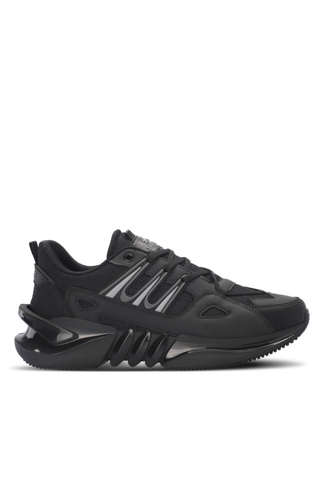 Slazenger ZALAR Erkek Sneaker Ayakkabıları Siyah - Koyu Gri