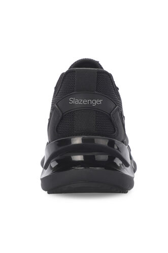 Slazenger ZALAR Erkek Sneaker Ayakkabıları Siyah - Koyu Gri - Thumbnail