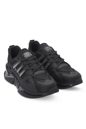 Slazenger ZALAR Men's Sneaker Shoes Black - Dark Gray - Thumbnail