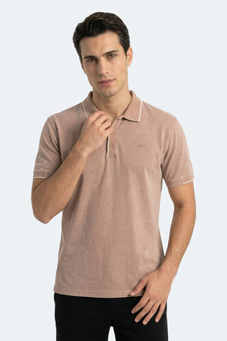 Slazenger ZALE Erkek Bej Tişört - Thumbnail