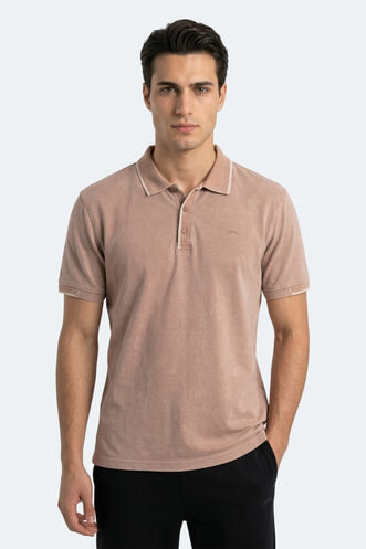 Slazenger ZALE Erkek Bej Tişört - Thumbnail