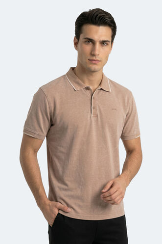 Slazenger ZALE Erkek Bej Tişört - Thumbnail