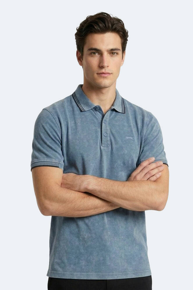 Slazenger ZALE Erkek Indigo Tişört