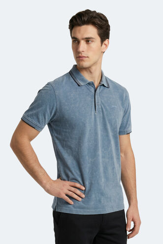 Slazenger ZALE Erkek Indigo Tişört - Thumbnail