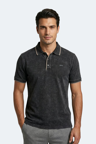 Slazenger - Slazenger ZALE Erkek Siyah Tişört