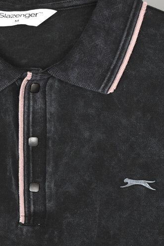 Slazenger ZALE Erkek Siyah Tişört - Thumbnail