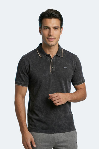 Slazenger ZALE Erkek Siyah Tişört - Thumbnail