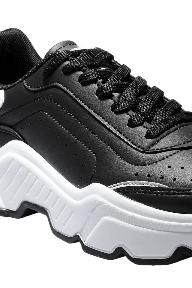 Slazenger ZALMON Sneaker Kadın Ayakkabı Siyah - Beyaz