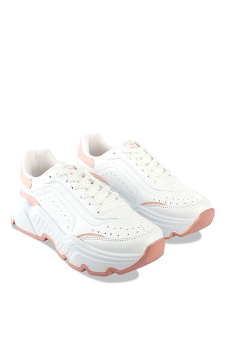 Slazenger ZALMON Women's Sneaker White - Pink - Thumbnail