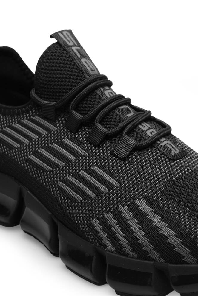 Slazenger ZANDER Sneaker Erkek Ayakkabı Siyah - Koyu Gri