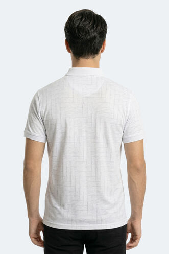 Slazenger ZANY Erkek Polo Yaka Beyaz Tişört - Thumbnail