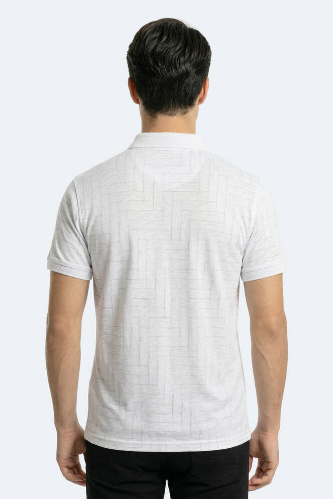 Slazenger ZANY Erkek Polo Yaka Beyaz Tişört