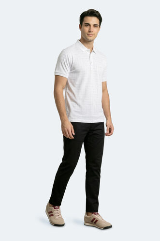 Slazenger ZANY Erkek Polo Yaka Beyaz Tişört - Thumbnail