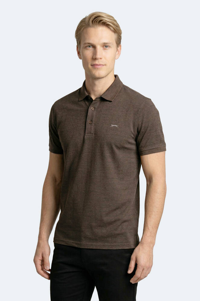 Slazenger ZANY Erkek Polo Yaka Kahve Tişört