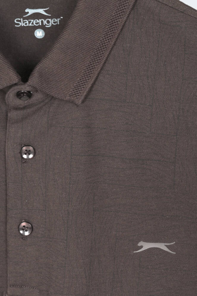 Slazenger ZANY Erkek Polo Yaka Kahve Tişört