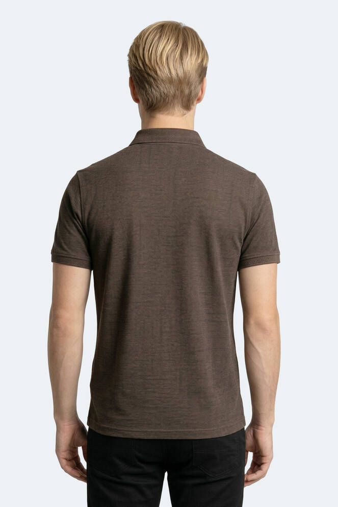 Slazenger ZANY Erkek Polo Yaka Kahve Tişört