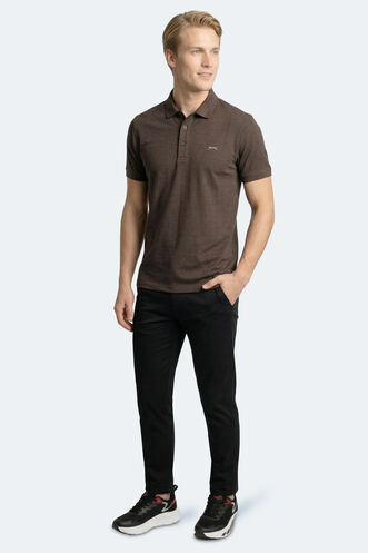 Slazenger ZANY Erkek Polo Yaka Kahve Tişört - Thumbnail